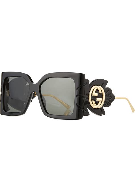 gucci square acetate optical glasses|gucci 57mm gradient square sunglasses.